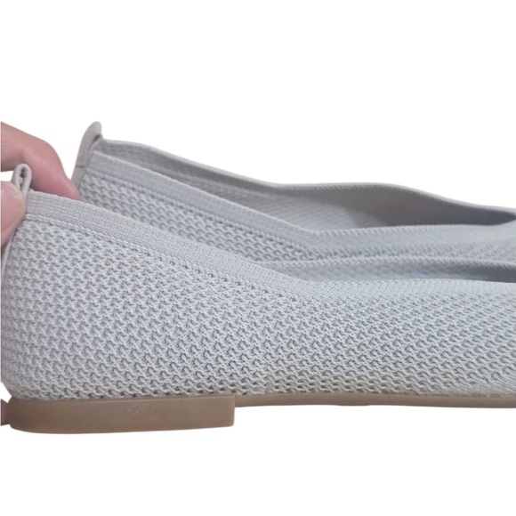 Everlane The 40-Hour Flats in ReKnit Pointed Toe Gray Size 9 - Picture 7 of 7